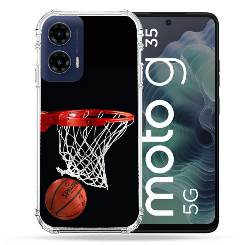 Coque Renforcée Pour Motorola G35 5G Sport Basket Panier