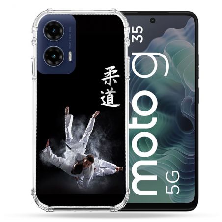 Coque Renforcée Pour Motorola G35 5G Sport Judo Noir