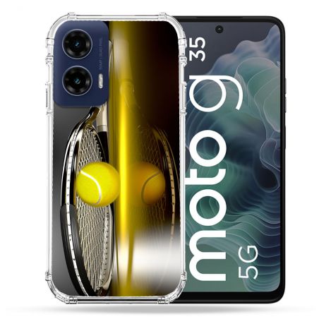 Coque Renforcée Pour Motorola G35 5G Sport Tennis Reflet