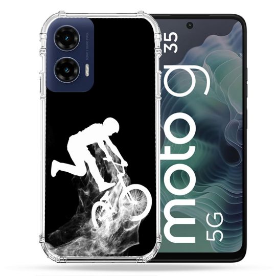 Coque Renforcée Pour Motorola G35 5G Sport VTT Noir