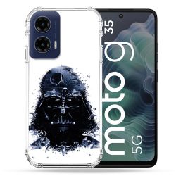 Coque Renforcée Pour Motorola G35 5G Star Wars - Dark Vador Blanc