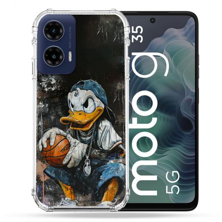 Coque Renforcée Pour Motorola G35 5G Street Art Donald Duck
