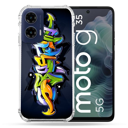 Coque Renforcée Pour Motorola G35 5G Street Art Graffiti