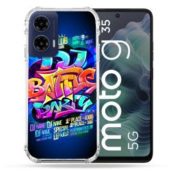 Coque Renforcée Pour Motorola G35 5G Street Art Rap