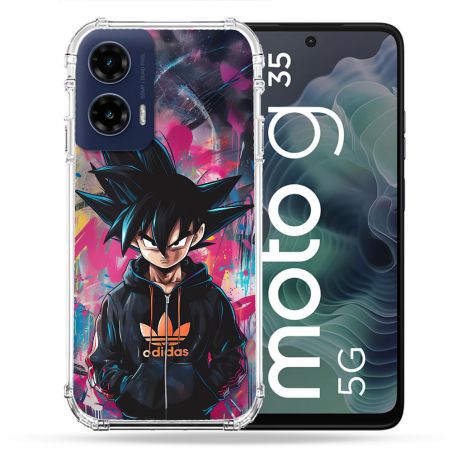 Coque Renforcée Pour Motorola G35 5G Street Art Sangoku