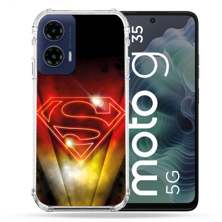 Coque Renforcée Pour Motorola G35 5G Superman Logo