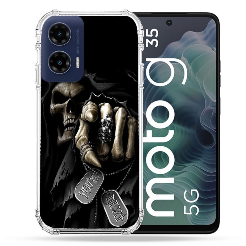Coque Renforcée Pour Motorola G35 5G Tete de Mort Your Next