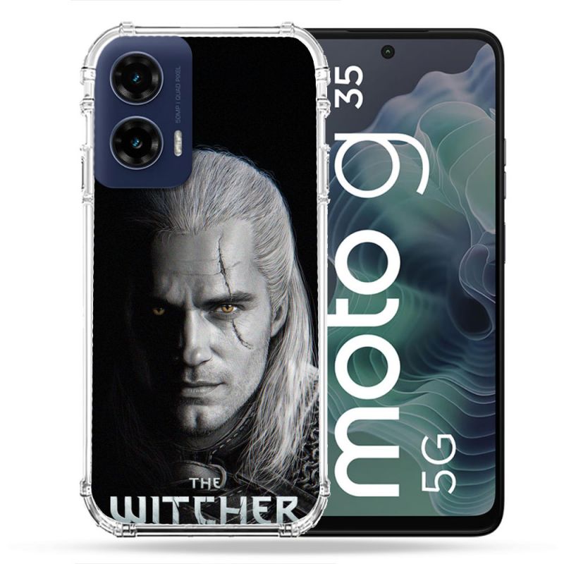 Coque Renforcée Pour Motorola G35 5G The Witcher Noir