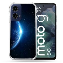 Coque Renforcée Pour Motorola G35 5G Univers Planete Terre