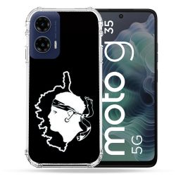 Coque Renforcée Pour Motorola G35 5G Voyage Corse Noir