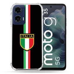 Coque Renforcée Pour Motorola G35 5G Voyage Italie 3 Noir