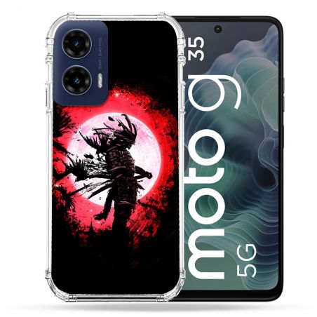Coque Renforcée Pour Motorola G35 5G Voyage Japon Samourai