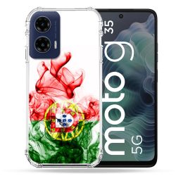 Coque Renforcée Pour Motorola G35 5G Voyage Portugal Flamme