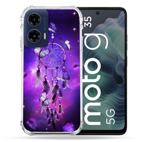Coque Renforcée Pour Motorola G35 5G Zen Attrape Reve Papillon