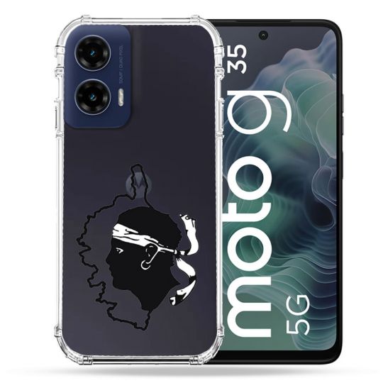 Coque Renforcée Transparente Pour Motorola G35 5G Corse