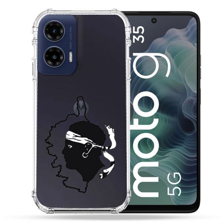 Coque Renforcée Transparente Pour Motorola G35 5G Corse