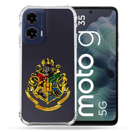 Coque Renforcée Transparente Pour Motorola G35 5G Harry Potter Poudlard