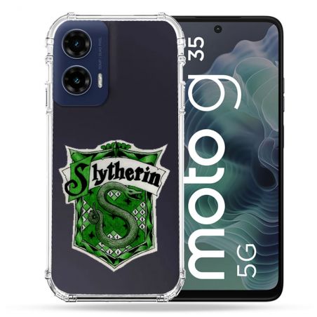 Coque Renforcée Transparente Pour Motorola G35 5G Harry Potter Slytherin