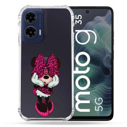 Coque Renforcée Transparente Pour Motorola G35 5G Minnie