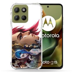 Coque Renforcée Pour Motorola G15 Arcane Jinx Sœur