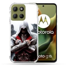 Coque Renforcée Pour Motorola G15 Assassin Creed Mask