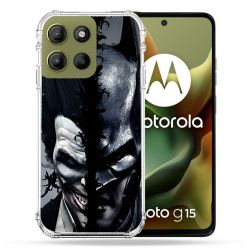 Coque Renforcée Pour Motorola G15 Batman Joker
