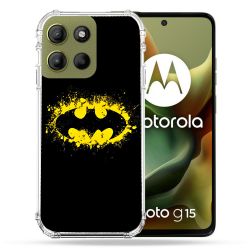 Coque Renforcée Pour Motorola G15 Batman Logo