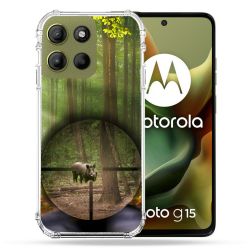 Coque Renforcée Pour Motorola G15 Chasse Sanglier Viseur