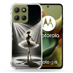 Coque Renforcée Pour Motorola G15 Danseuse Lumière