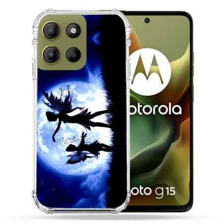 Coque Renforcée Pour Motorola G15 Fantastique Fee Lune