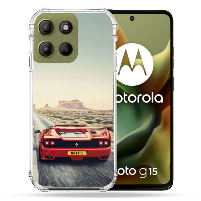 Coque Renforcée Pour Motorola G15 Ferrari F50