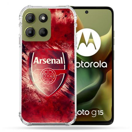 Coque Renforcée Pour Motorola G15 Foot Arsenal