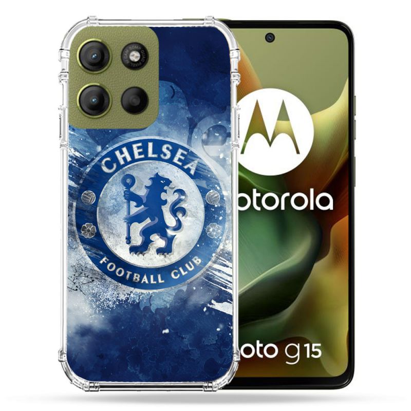 Coque Renforcée Pour Motorola G15 Foot Chelsea