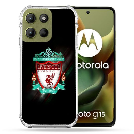 Coque Renforcée Pour Motorola G15 Foot Liverpool