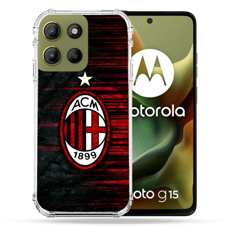 Coque Renforcée Pour Motorola G15 Foot Milan AC
