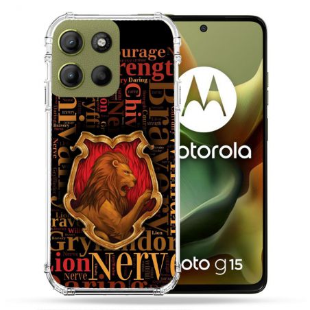 Coque Renforcée Pour Motorola G15 Harry Potter Griffondor
