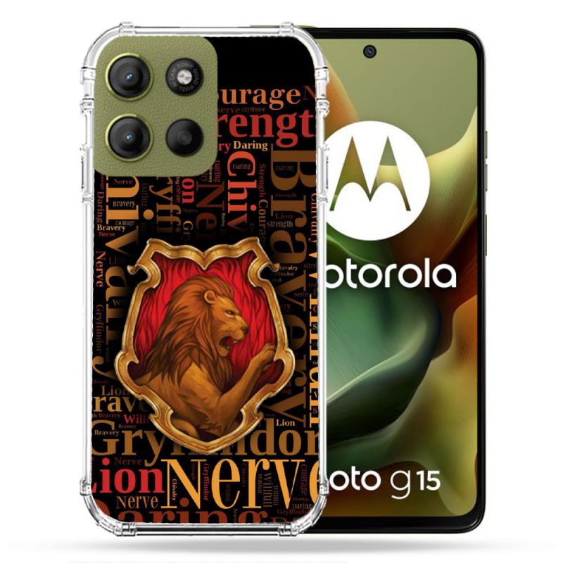 Coque Renforcée Pour Motorola G15 Harry Potter Griffondor