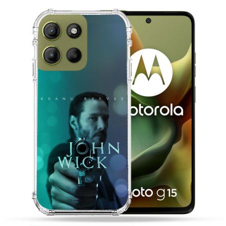 Coque Renforcée Pour Motorola G15 John Wick