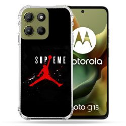 Coque Renforcée Pour Motorola G15 Jordan Supreme Noir