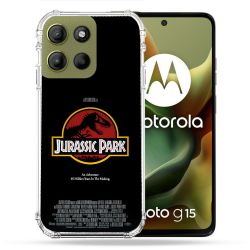 Coque Renforcée Pour Motorola G15 Jurassic Park Affiche