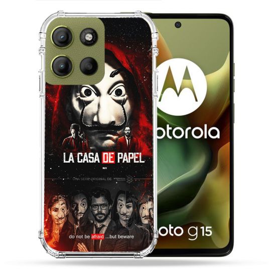 Coque Renforcée Pour Motorola G15 La Casa De Papel