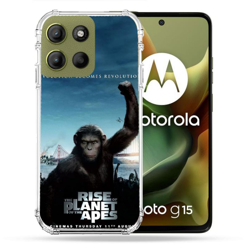 Coque Renforcée Pour Motorola G15 La Planete Des Singes
