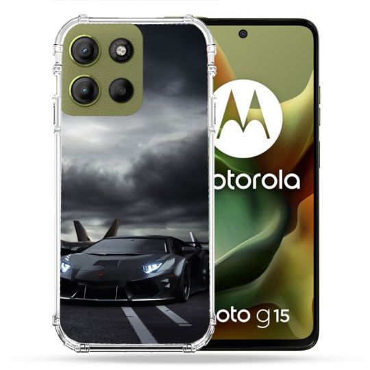 Coque Renforcée Pour Motorola G15 Lamborghini Avion