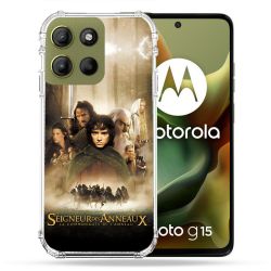 Coque Renforcée Pour Motorola G15 Le seigneur Des Anneaux Affiche