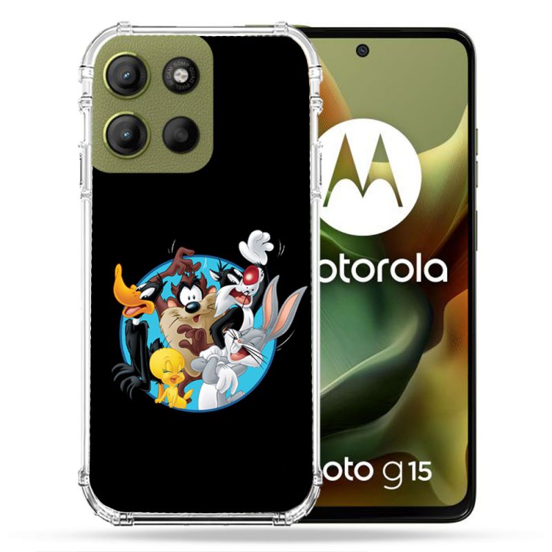Coque Renforcée Pour Motorola G15 Looney Tunes