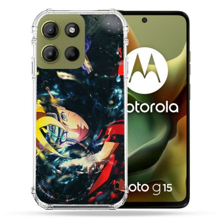 Coque Renforcée Pour Motorola G15 Manga Boruto Eclair