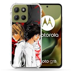 Coque Renforcée Pour Motorola G15 Manga Death Note Duo
