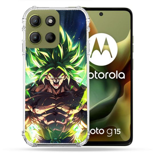 Coque Renforcée Pour Motorola G15 Manga Dragon Ball Broly