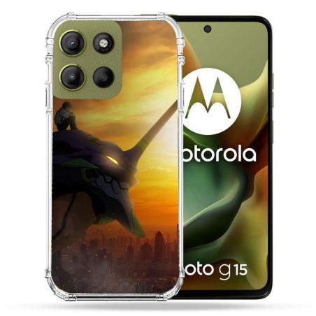 Coque Renforcée Pour Motorola G15 Manga Evangelion