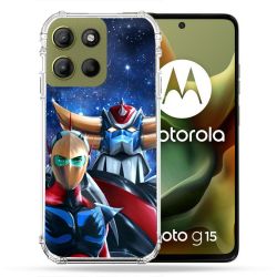 Coque Renforcée Pour Motorola G15 Manga Goldorak